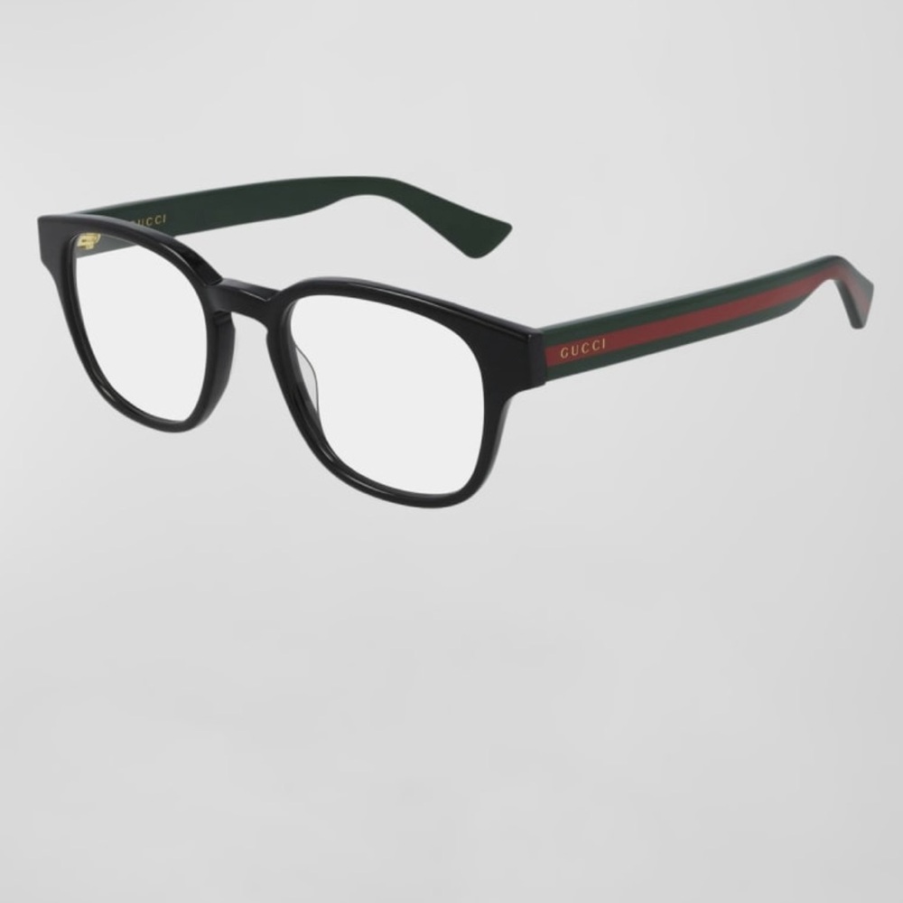 Gucci GG09270 Men’s Web Rounded Acetate Optical  Frames 45mm 19mm 145mm - 001